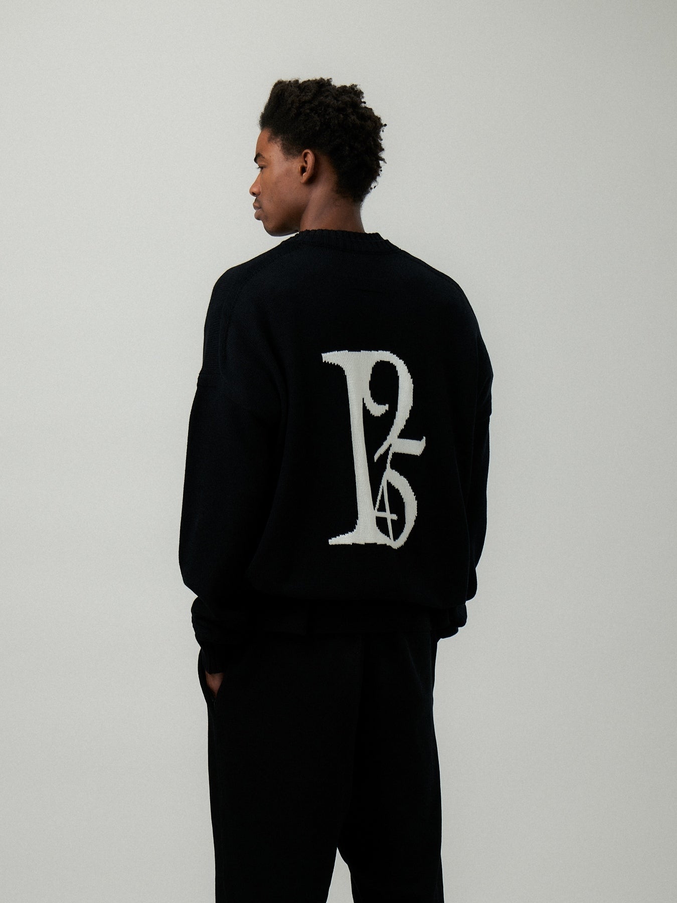 Florence Black 1954 Oversized Black Sweatshirt